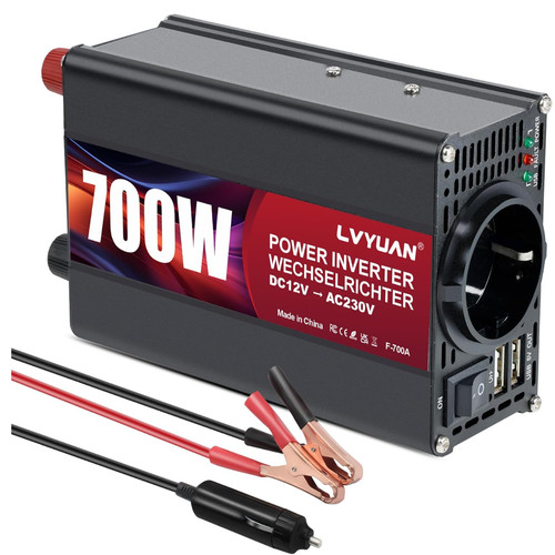 Wechselrichter 700w 12v auf