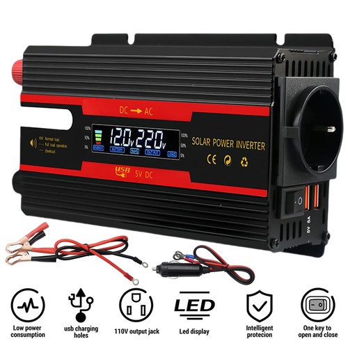 Wechselrichter 2000w 12v 24v - wechselrichter, 12v/24v